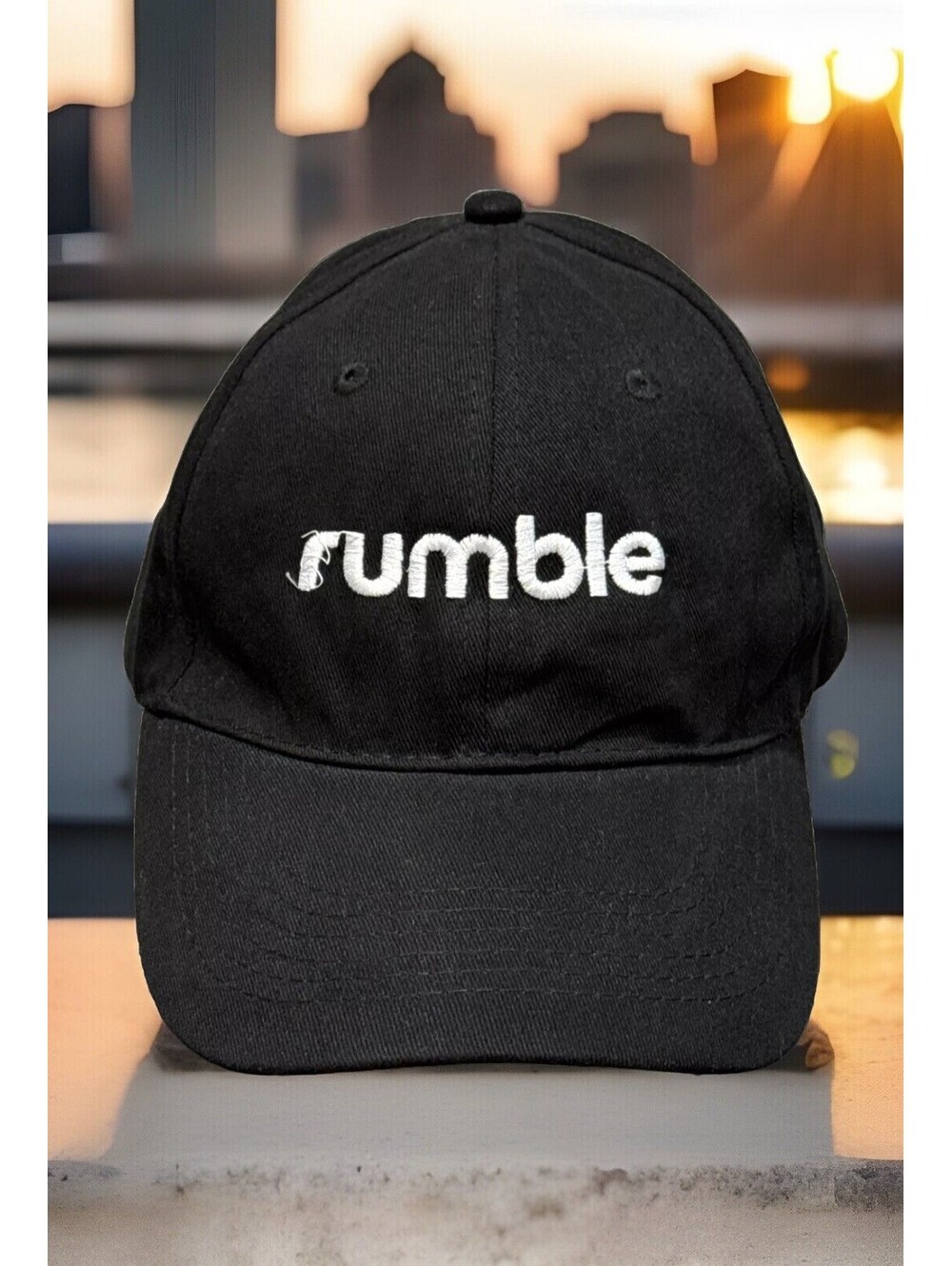 Rumble Online Video Platform Conservative Far Right Users Black Baseball Cap